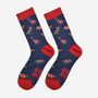 Men's Bamboo Socks Christmas Dinosaurs, thumbnail 1 of 5