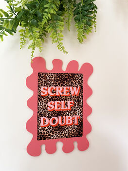 Raspberry Wall Print Blobby Frame Free Print Included, 2 of 6