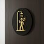 Shower Room Door Sign With Raised Design, thumbnail 2 of 6
