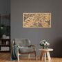 Tropical Monstera And Palm Leaves Wooden Wall Panel, thumbnail 6 of 11