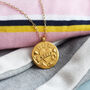 18k Gold Vermeil Or Silver Personalised Coin Necklace, thumbnail 4 of 7