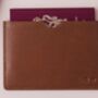 Personalised Pebble Grain Leather Passport Sleeve, thumbnail 1 of 7