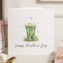 Wellies Gardening Mother's Day Card Mum Grandma, thumbnail 1 of 7