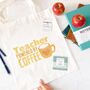 Thank You Teacher Gift With Tote Bag, Chocolate And Bracelet, thumbnail 2 of 6