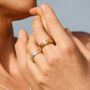 Amore Sterling Silver Spinning Ring, thumbnail 3 of 12