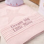 Luxury Baby Girl Pink And Grey Knitted Gift Box, thumbnail 3 of 12