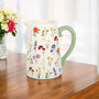 Wildflower Flower Jug Vase Floral Gift For Her, thumbnail 1 of 4