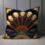 Deco Elegance In Red Art Deco Cushions Design Three, thumbnail 5 of 7