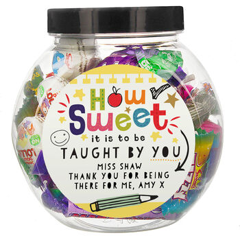 Personalised Teacher Sweet Jar, 5 of 6