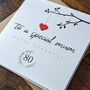 Personalised 80th Birthday Card For Special Mum, thumbnail 3 of 4