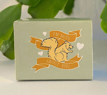 'I'm Nuts About You' Valentine Message Token Gift, 5 of 6