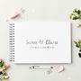 Personalised Names Wedding Guest Book, thumbnail 10 of 10