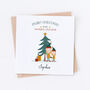 Personalised Little Sister Christmas Card, thumbnail 2 of 4