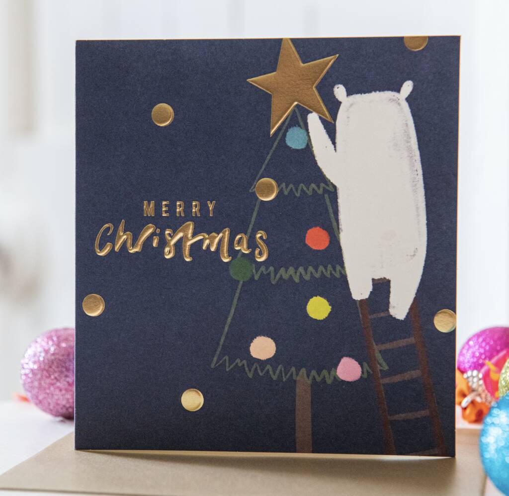Eight Polar Bear And Penguin Mixed Charity Christmas Cards, 1 of 9