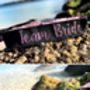 Team Bride Rose Gold Hen Party Wristbands, thumbnail 4 of 5