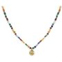 Multi Coloured Gold Plated Bead Necklace, thumbnail 2 of 5