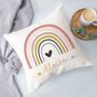Personalised Rainbow Cushion, thumbnail 2 of 3