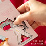 Personalised Cat's Pyjamas Birthday Pop Out Card, thumbnail 2 of 5