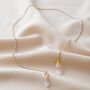Gold And White Enamel Face Mask And Glasses Chain, thumbnail 2 of 10