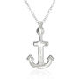 Ladies Personalised Maxi Anchor Necklace, thumbnail 3 of 9