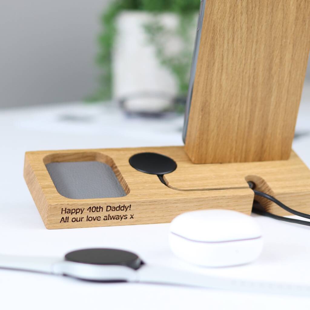 Personalised iPhone And Apple Accessories Stand By MijMoj Design