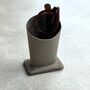 Personalised Recycled Leather Glasses Stand With Suede, thumbnail 10 of 12