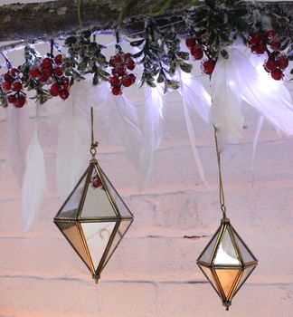 Gold And Mirrored Vintage Christmas Decoration, 5 of 7