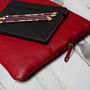 Personalised Leather Laptop Sleeve / Document Portfolio, thumbnail 2 of 12