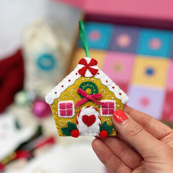 '12 Days Of Craftvent' Felt Decoration Advent Calendar, 6 of 7