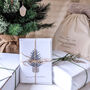 Pack Of Six Luxury Scandi Christmas Cards, thumbnail 3 of 4