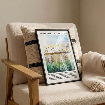 Personalised Wedding Print Love Is Patient Two, 9 of 12