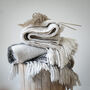 Onita Black And White Warm Soft Blanket, thumbnail 8 of 10