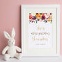 'She Is More Precious' Personalised Nursery Print, thumbnail 1 of 2