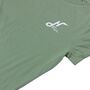 Women's Wave Wranglers Organic T Shirt Soft Green, thumbnail 4 of 9