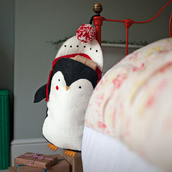 Pete The Penguin Christmas Stocking, 3 of 6