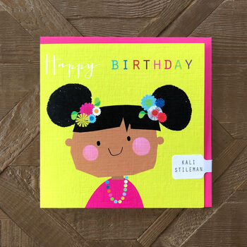 Flower Girl Birthday Card, 4 of 5