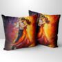 Rhythms Of Passion Hand Made Poly Linen Cushions, thumbnail 1 of 8