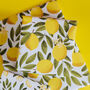 Lemon Gift Wrap – Vibrant Citrus Wrapping Paper, thumbnail 5 of 7