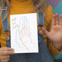 'High Five Daddy' Father's Day Or Birthday Card, thumbnail 1 of 3