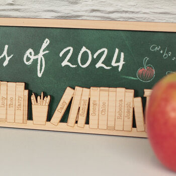 Personalised Teacher Class Leavers 3D Classroom Sign, 2 of 3