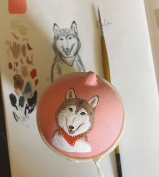 Personalised Hand Painted Pet Bauble, 5 of 8