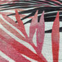 Pink And Black Tropical Leaves Cushion Cover, thumbnail 6 of 7