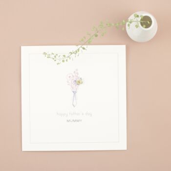 Handmade 'Happy Father's Day Mummy' Father's Day Card Butterfly, 7 of 7