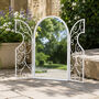 French Window Mirror Large Wall Mounted White Shutter, thumbnail 1 of 9