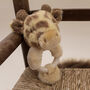 Soft Brown Giraffe Rattle, thumbnail 3 of 8