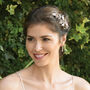 Silver Or Rose Gold Plated Crystal Bridal Hair Clip, thumbnail 6 of 10