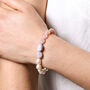 Chunky Semi Precious Stone And Pearl Beaded Bracelet, thumbnail 2 of 4