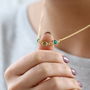 Family Birthstone Link Necklace, thumbnail 9 of 12