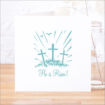 Single Or Pack Of 'He Is Risen' Easter Cards, 5 of 8
