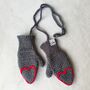 Child's Heart Tipped Handmade Mittens, thumbnail 9 of 12